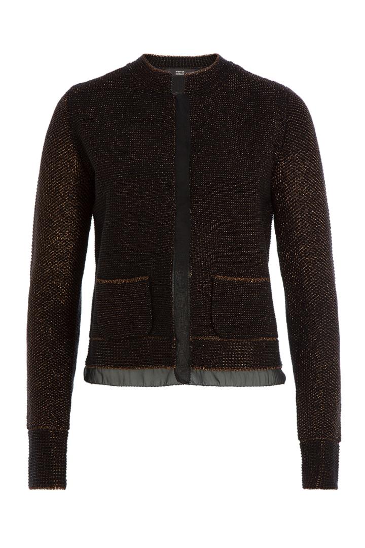 Steffen Schraut Steffen Schraut Glam Cardigan With Merino Wool - Gold