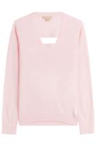 Michael Kors Michael Kors Cashmere Pullover With Cutout Back Detail