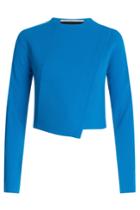 Roland Mouret Roland Mouret Cropped Wool-crepe Blazer