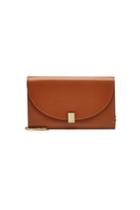 Victoria Beckham Victoria Beckham Half Moon Leather Wallet On Chain