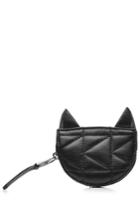 Karl Lagerfeld Karl Lagerfeld Kuilted Leather Cat Coin Purse
