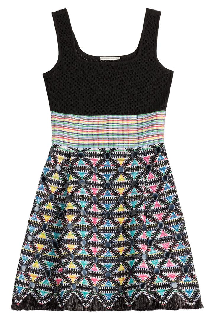 Marco De Vincenzo Marco De Vincenzo Embellished And Embroidered Cotton Dress - Multicolored