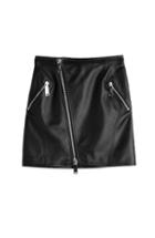 Dsquared2 Leather Mini Skirt