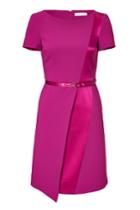 Matthew Williamson Matthew Williamson Satin Pleat Dress - Red