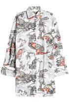 Marques' Almeida Marques' Almeida Printed Cotton Shirt Dress