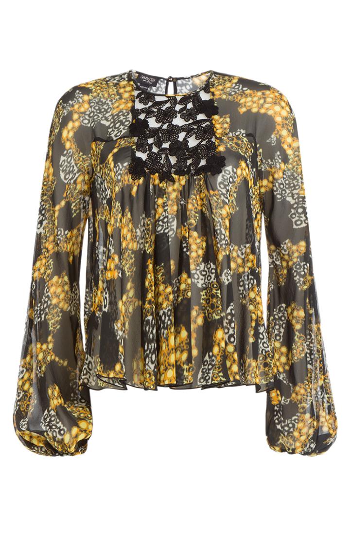 Giambattista Valli Printed Silk Tunic
