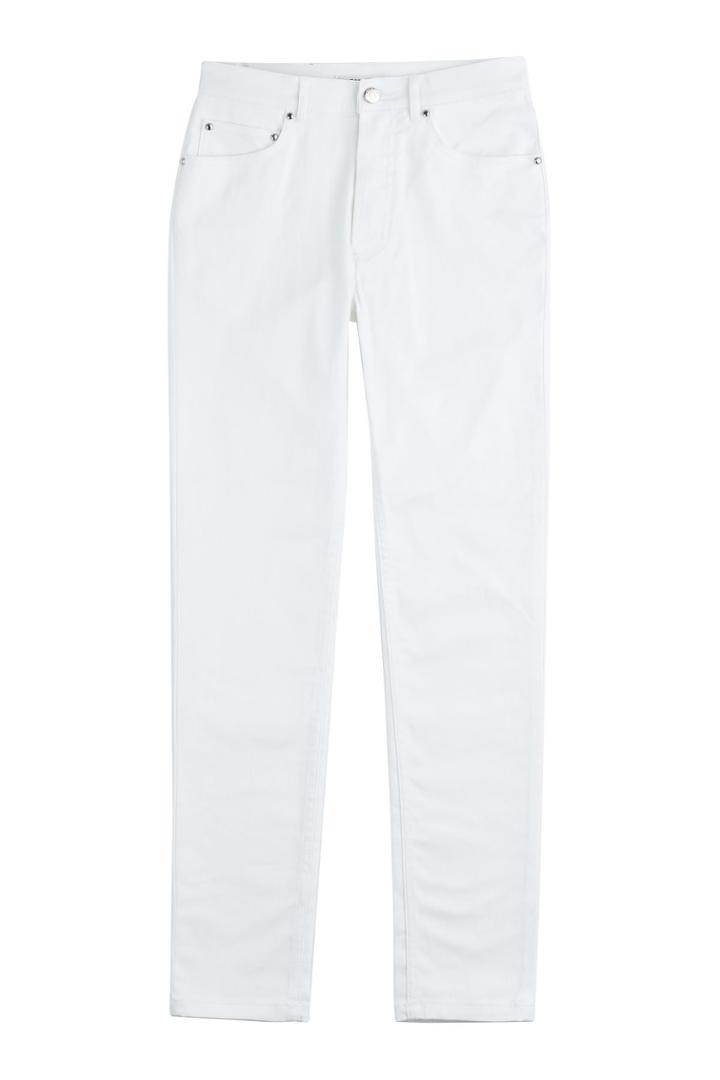 Carven Carven Stretch Cotton Skinny Jeans - White
