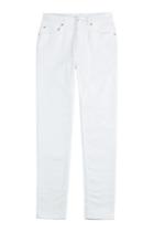 Carven Carven Stretch Cotton Skinny Jeans - White