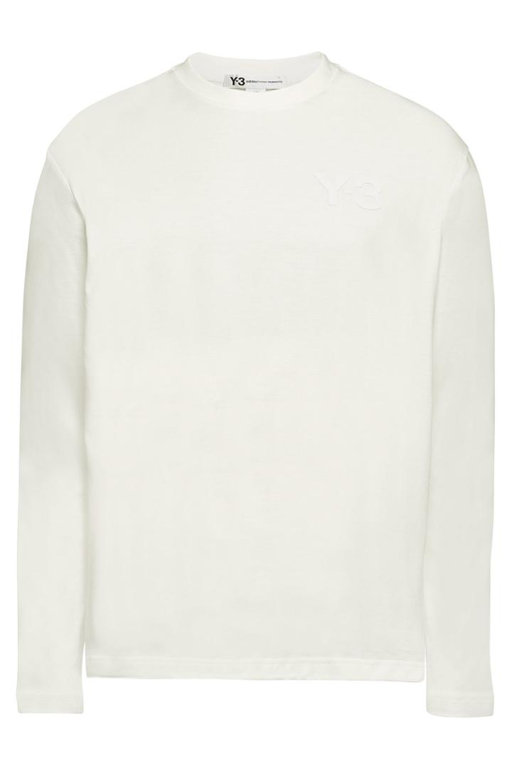 Y-3 Y-3 Logo Cotton Long Sleeved Top