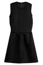 Mcq Alexander Mcqueen Mcq Alexander Mcqueen Waffle Texture Dress - Black