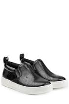 Marc By Marc Jacobs Marc By Marc Jacobs Slip-on Patent Leather Sneakers - Black