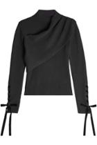 Elie Saab Elie Saab Virgin Wool Pullover With Velvet