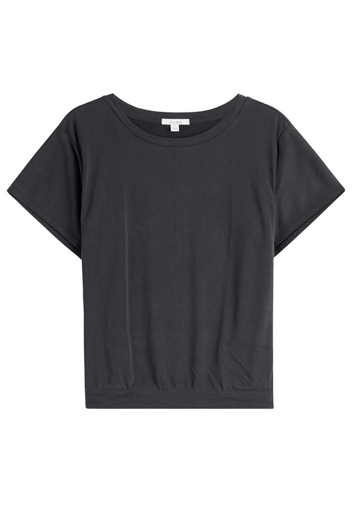 Ella Moss Ella Moss Flutter Sleeve Top - Black