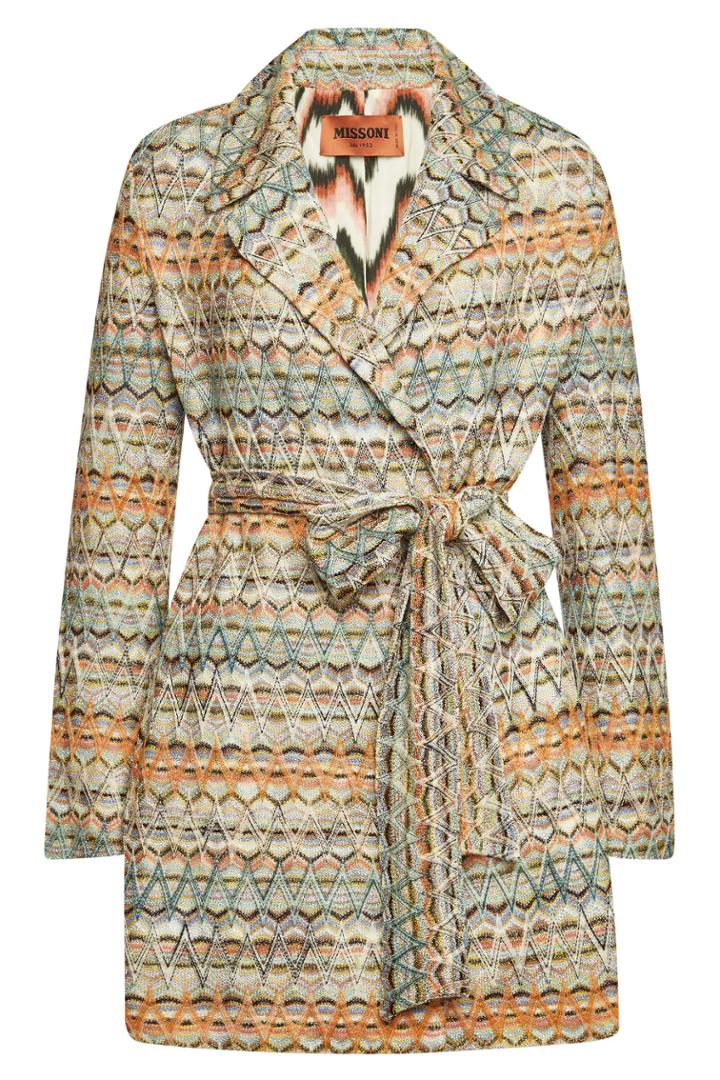 Missoni Missoni Knit Coat With Wool