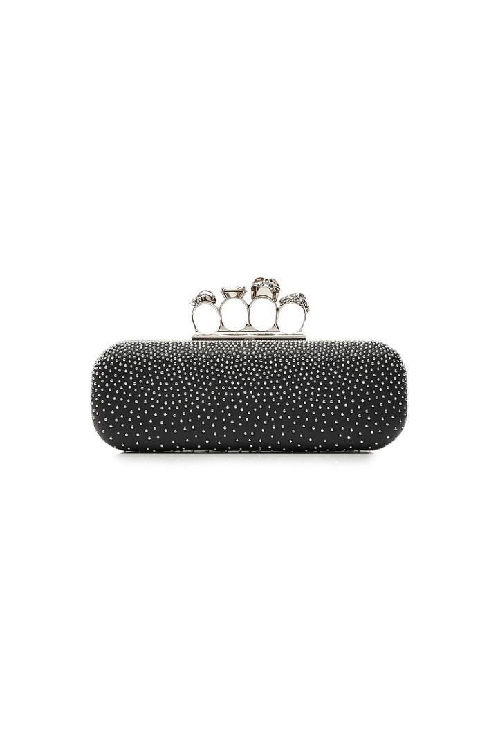 Alexander Mcqueen Alexander Mcqueen Studded Leather Knuckle Box Clutch