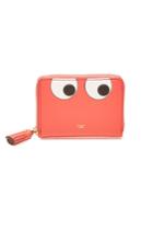 Anya Hindmarch Anya Hindmarch Small Zip Round Eyes Leather Wallet