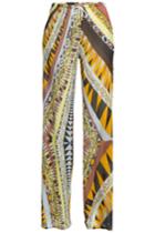 Emilio Pucci Emilio Pucci Mixed Print Wide-leg Pants