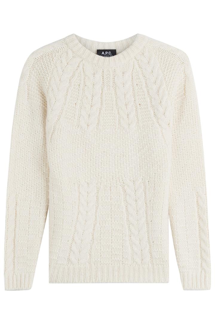 A.p.c. A.p.c. Pullover With Baby Alpaca, Cotton And Merino Wool