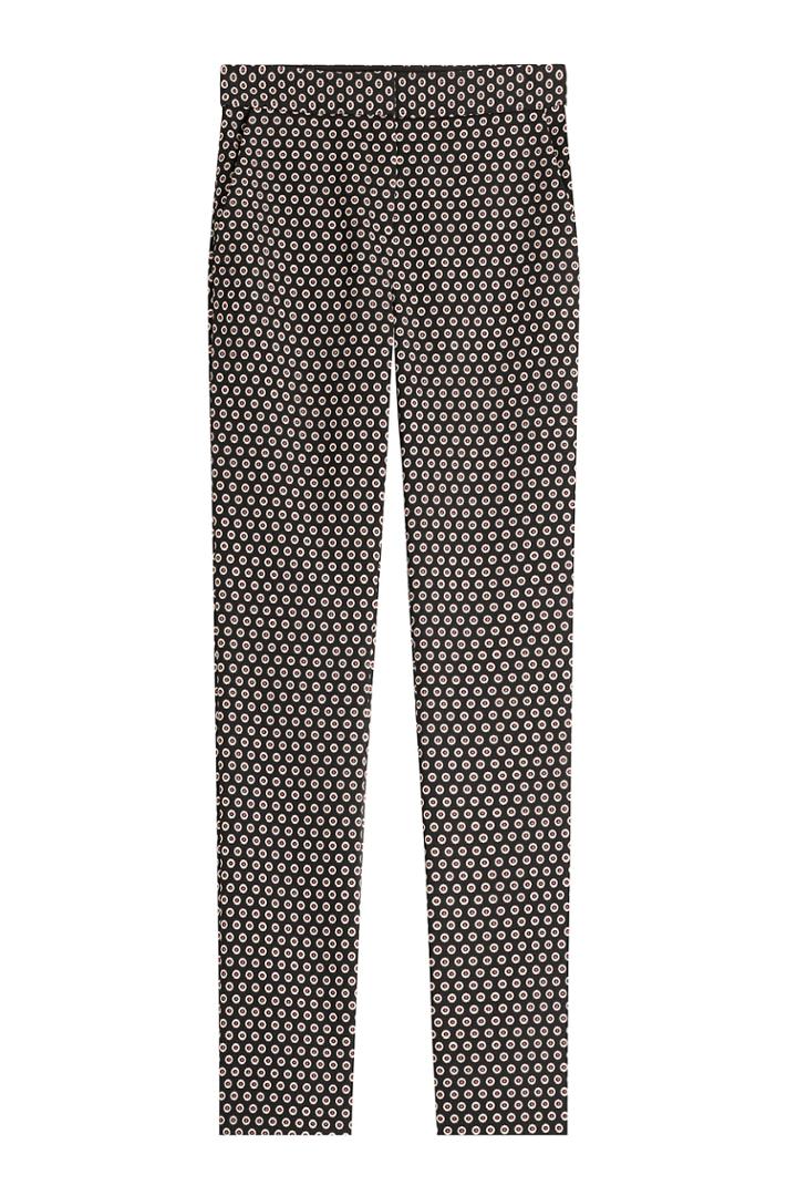 Diane Von Furstenberg Diane Von Furstenberg Printed Cotton Blend Pants - Multicolor