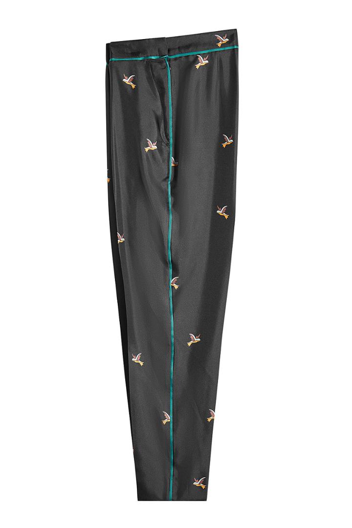 Victoria, Victoria Beckham Victoria, Victoria Beckham Printed Silk Pajama-styled Pants