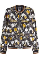 D & G Dolce & Gabbana D & G Dolce & Gabbana Printed Collarless Bomber