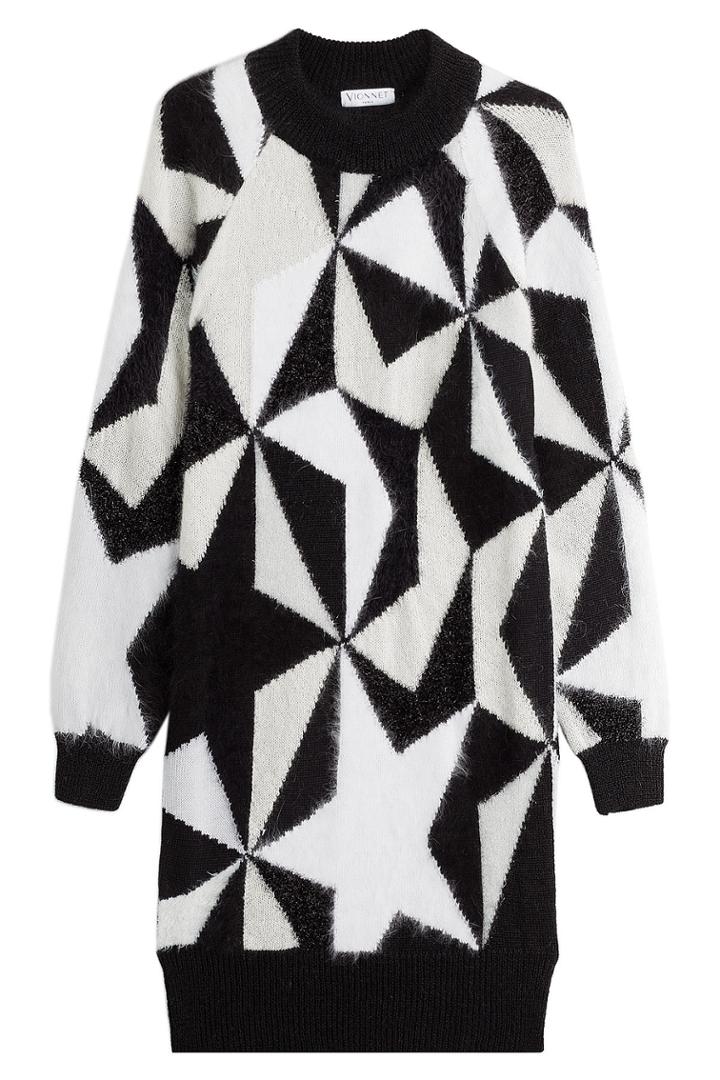 Vionnet Vionnet Sweater Dress With Mohair, Angora And Cashmere - None