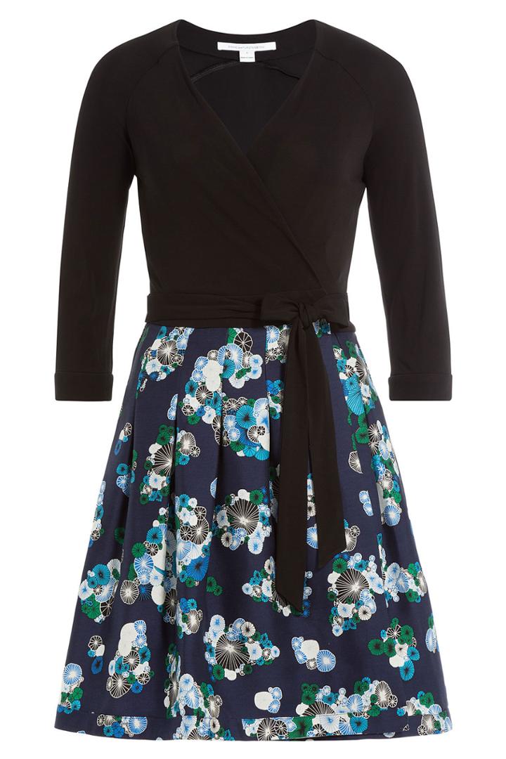 Diane Von Furstenberg Diane Von Furstenberg Cotton-silk Wrap Dress
