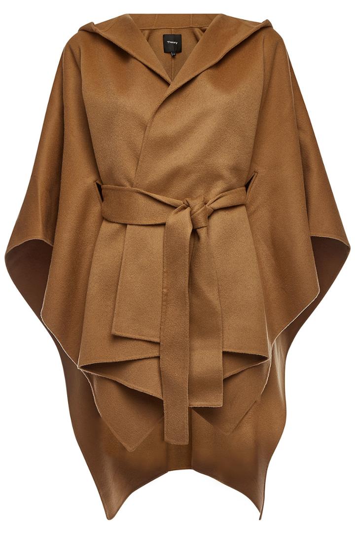 Theory Theory Wool Poncho With Cashmere
