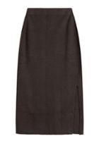 Jason Wu Jason Wu Wool Knit Skirt With Rib Stripe Detailing
