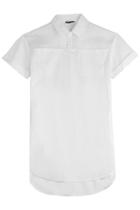 Dkny Dkny Short Sleeve Shirt Dress - White