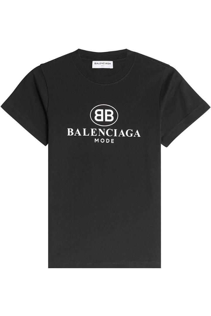 Balenciaga Balenciaga Logo Cotton T-shirt