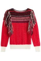 Marc Jacobs Marc Jacobs Knit Pullover With Tassels - Red