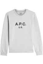 A.p.c. A.p.c. Printed Cotton Sweatshirt