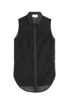 3.1 Phillip Lim 3.1 Phillip Lim Cotton Blouse With Cut-out Pattern - Black