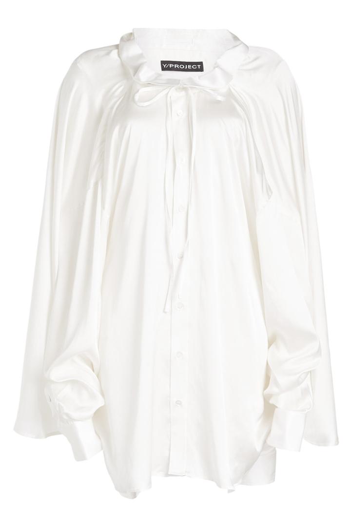 Y/project Y/project Double Layered Silk Blouse