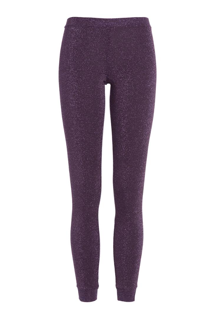Missoni Missoni Leggings With Metallic Thread - Purple