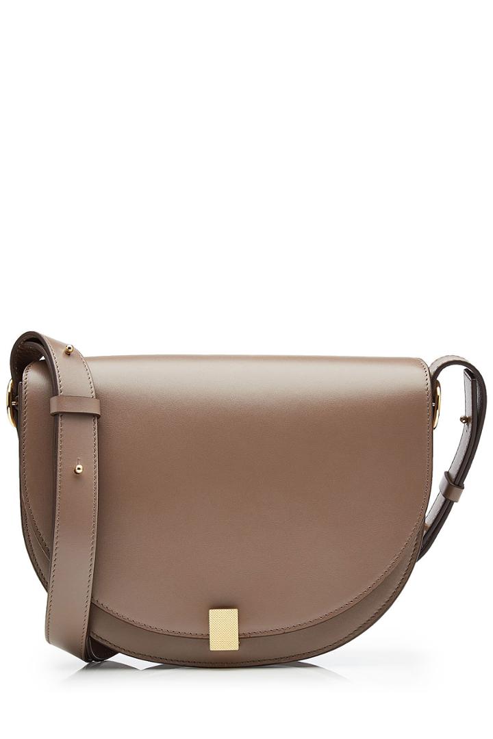 Victoria Beckham Victoria Beckham Half Moon Box Leather Shoulder Bag