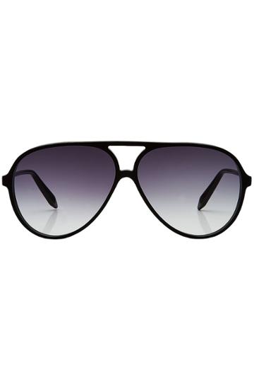 Victoria Beckham Victoria Beckham Fine Aviator Sunglasses