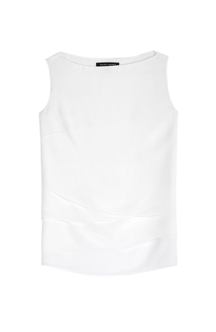 Ralph Lauren Black Label Layered Silk Top