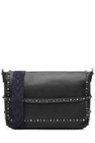 Valentino Valentino Rolling Rockstud Embellished Leather Messenger Bag