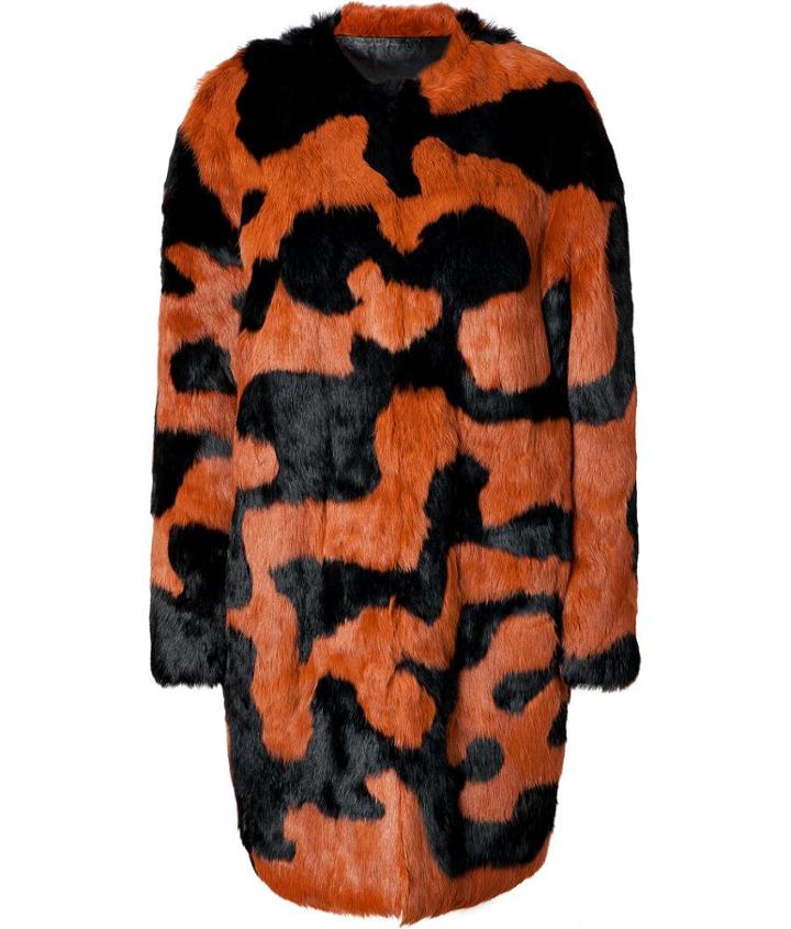 Diane Von Furstenberg Rabbit Fur Coat