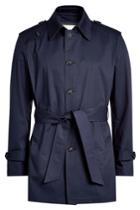 Palto Palto Short Trench Coat With Cotton