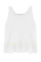 Philosophy Di Lorenzo Serafini Philosophy Di Lorenzo Serafini Sheer Eyelet Patchwork Tank Top