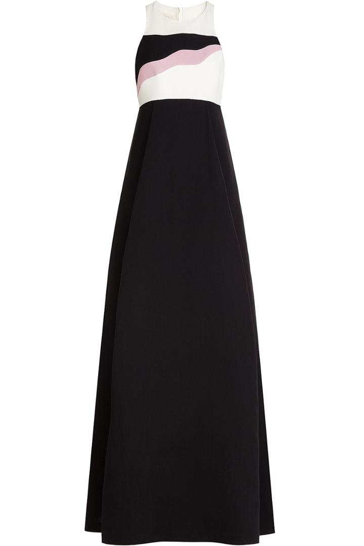Giambattista Valli Giambattista Valli Wool-silk Evening Gown - Black