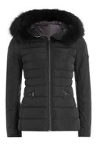 Peuterey Peuterey Quilted Down Jacket With Fur-trimmed Hood - Black