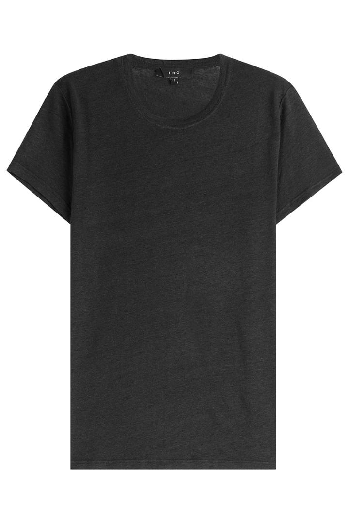 Iro Iro Linen T-shirt - Black