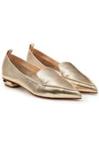 Nicholas Kirkwood Nicholas Kirkwood Beya Metallic Leather Loafers