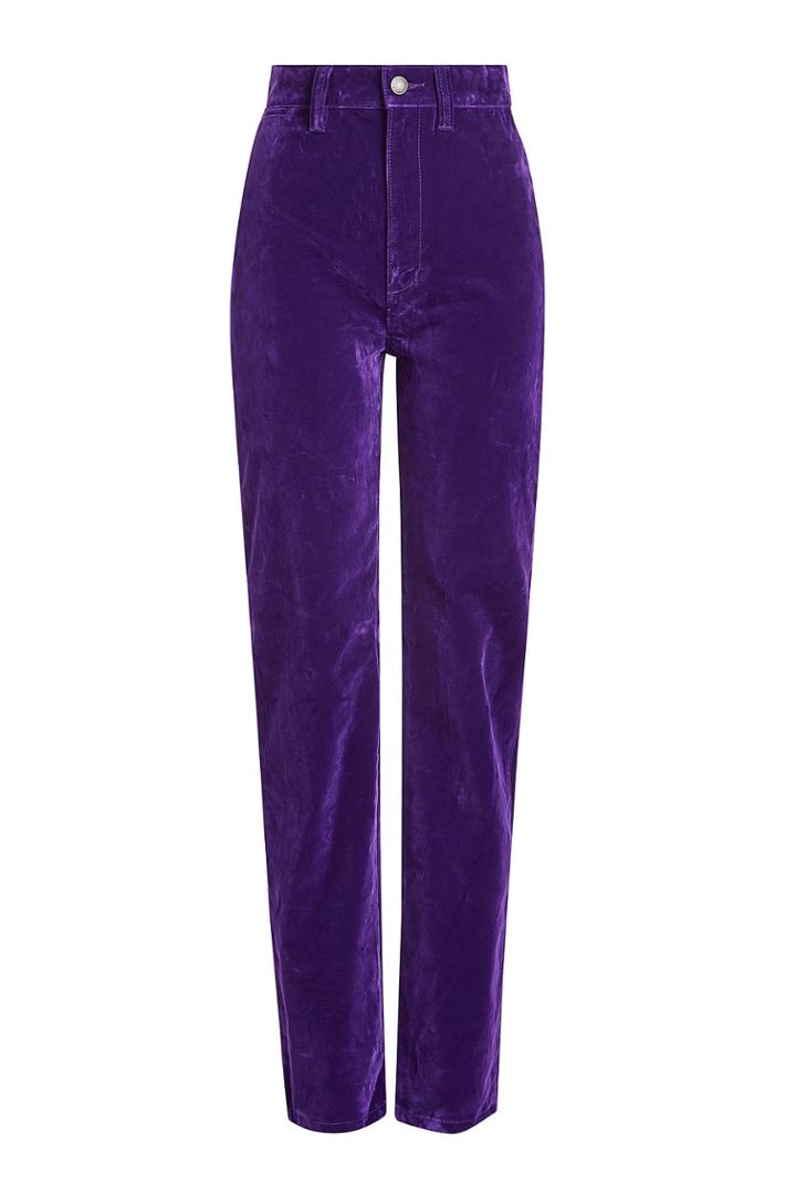 Marc Jacobs Marc Jacobs High Rise Velvet Disco Jeans