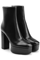 Alexander Wang Alexander Wang Leather Platform Ankle Boots