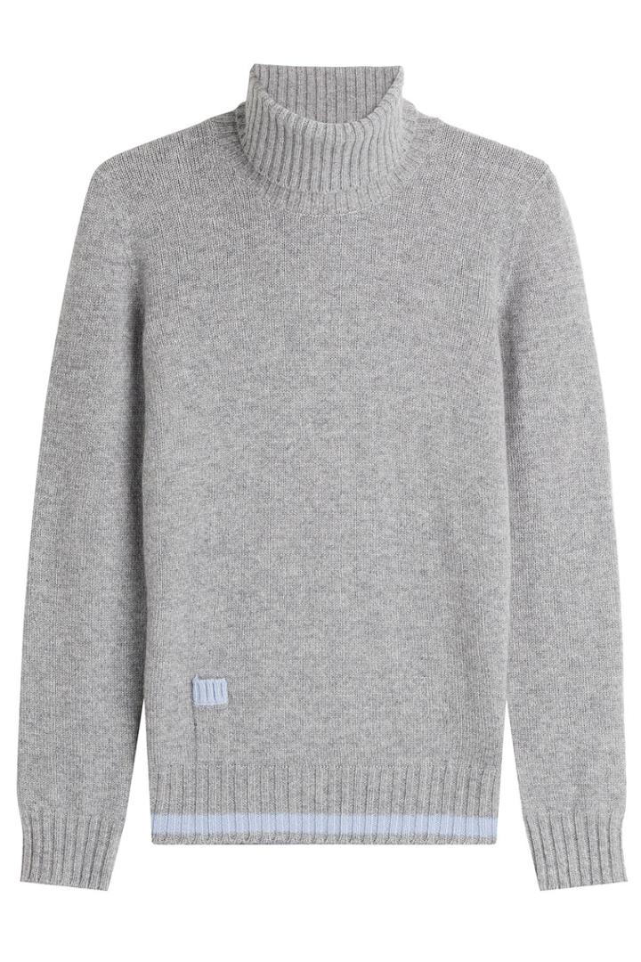 Agnona Agnona Cashmere Turtleneck Pullover - Grey